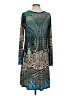 Chico's Paisley Teal Casual Dress Size S - photo 2