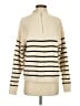 Shein Stripes Ivory Pullover Sweater Size 4 - photo 1