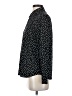 Uniqlo 100% Rayon Polka Dots Black Long Sleeve Blouse Size XS - photo 5