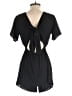 Unbranded 100% Polyester Solid Black Romper Size S - photo 2