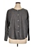 Misslook 100% Polyester Gray Long Sleeve Blouse Size XL - photo 1