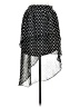 Element 100% Recycled Polyester Polka Dots Black Casual Skirt Size S - photo 1