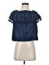 Parker 100% Cotton Blue Sleeveless Blouse Size XS - photo 1