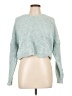 Alya Teal Pullover Sweater Size L - photo 1