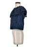 Parker 100% Cotton Blue Sleeveless Blouse Size XS - photo 5