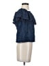 Parker 100% Cotton Blue Sleeveless Blouse Size XS - photo 4