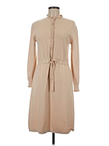 Knitted & Knotted Casual Dress (view 1)