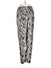 Beulah Style 100% Rayon Animal Print Silver Casual Pants Size S - photo 1