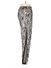 Beulah Style 100% Rayon Animal Print Silver Casual Pants Size S - photo 4