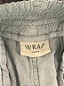 Wrap 100% Linen Blue Linen Pants Size 14 - photo 6