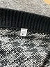 Unbranded Houndstooth Black Sweater Vest Size L - photo 7