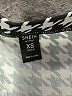 Shein Houndstooth White Casual Skirt Size XS - photo 4