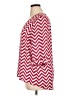 Kiara 100% Polyester Chevron-herringbone Red 3/4 Sleeve Blouse Size XL - photo 5