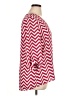 Kiara 100% Polyester Chevron-herringbone Red 3/4 Sleeve Blouse Size XL - photo 4