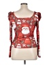 Shein Red Long Sleeve Top Size XL - photo 2