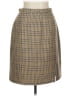 Savannah Houndstooth Brown Tan Formal Skirt Size 12 - photo 1