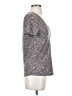 Socialite Stars Silver Short Sleeve Top Size S - photo 4