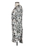 Assorted Brands 100% Polyester Print Silver Cocktail Dress Size XS - photo 5