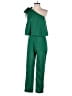Shein 100% Polyester Solid Green Jumpsuit Size S - photo 1