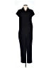 Argent 100% Polyester Solid Black Jumpsuit Size 8 - photo 1