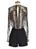BCBGeneration 100% Recycled Polyester Black Romper Size 4 - photo 2