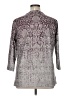 Unbranded Gray Purple 3/4 Sleeve Top Size XL - photo 2
