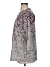 Unbranded Gray Purple 3/4 Sleeve Top Size XL - photo 5
