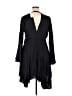 Mia Joy 100% Polyester Solid Black Casual Dress Size XL - photo 2