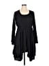 Mia Joy 100% Polyester Solid Black Casual Dress Size XL - photo 1