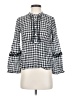 J.Crew 100% Cotton Black Long Sleeve Henley Size 0 - photo 1