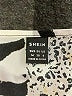 Shein 100% Polyester Animal Print Silver Long Sleeve Blouse Size 6 - photo 7