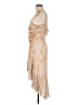 Assorted Brands 100% Rayon Paisley Tan Cocktail Dress Size 6 - photo 5