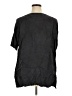 Mariposa Black Short Sleeve Blouse Size XL - photo 2