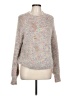 Cloud Chaser Tweed Gray Silver Pullover Sweater Size L - photo 1