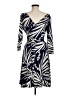 Neiman Marcus Print Black Ivory Cocktail Dress Size 6 - photo 2