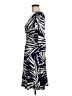 Neiman Marcus Print Black Ivory Cocktail Dress Size 6 - photo 5