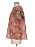 A.L.C. Brown Short Sleeve Blouse Size 2 - photo 5