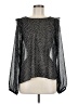 CAbi 100% Polyester Black Long Sleeve Blouse Size M - photo 1