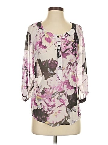 AB Studio 3/4 Sleeve Blouse (view 1)