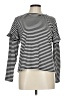 H&M Stripes Black Long Sleeve Top Size L - photo 1