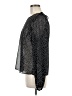 CAbi 100% Polyester Black Long Sleeve Blouse Size M - photo 5