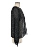CAbi 100% Polyester Black Long Sleeve Blouse Size M - photo 4