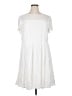 Torrid 100% Rayon Solid White Casual Dress Size 1X Plus (1) - photo 1