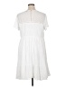 Torrid 100% Rayon Solid White Casual Dress Size 1X Plus (1) - photo 2