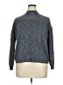 POPSUGAR 100% Polyester Gray Turtleneck Sweater Size XL - photo 1