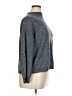 POPSUGAR 100% Polyester Gray Turtleneck Sweater Size XL - photo 4