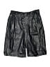 prologue 100% Polyester Metallic Black Shorts Size XS - photo 1