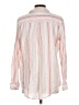 Per Se Stripes Pink Long Sleeve Blouse Size L - photo 2