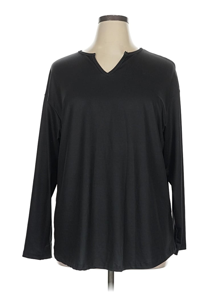 Pre-owned Emery Rose Long Sleeve T-shirt In Black