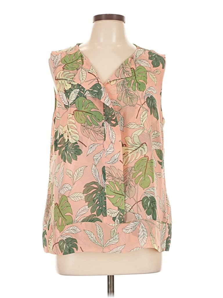 Pre-owned Cabi Sleeveless Blouse In Pink